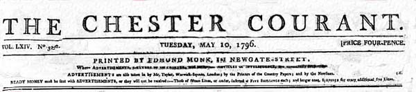 Chester Courant 10-05-1796