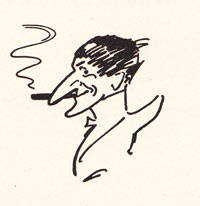 Phil May self sketch